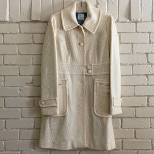 Original Penguin Ivory Textured Pea Coat
